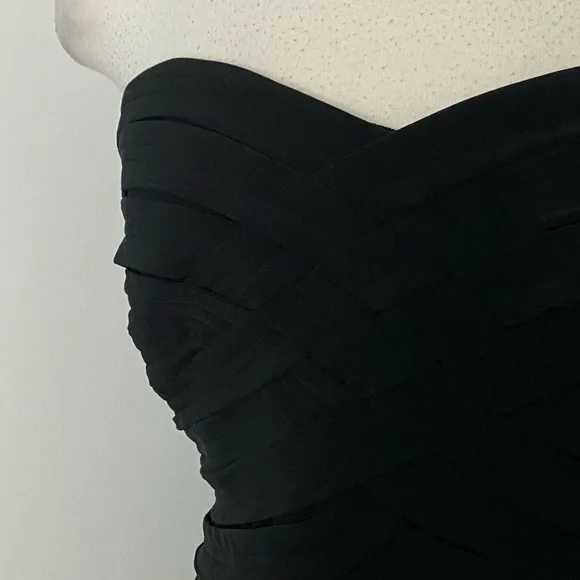 Tadashi Collection black dress gown sz-s - Picture 3 of 4